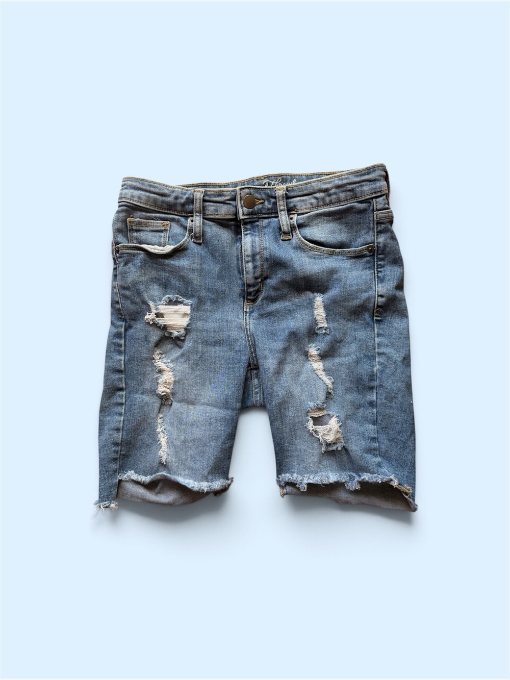 Universal Thread Distressed Denim Bermuda Shorts – Size 6/28R